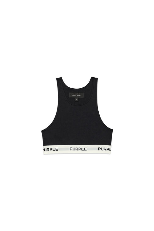 PURPLE BRAND W8003 Rib bralette Womens Apparel